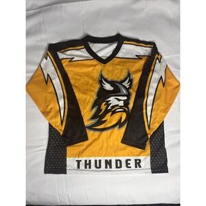 Stockton Thunder Jersey Child XL Promotional Arena Giveaway Local Ad Hockey